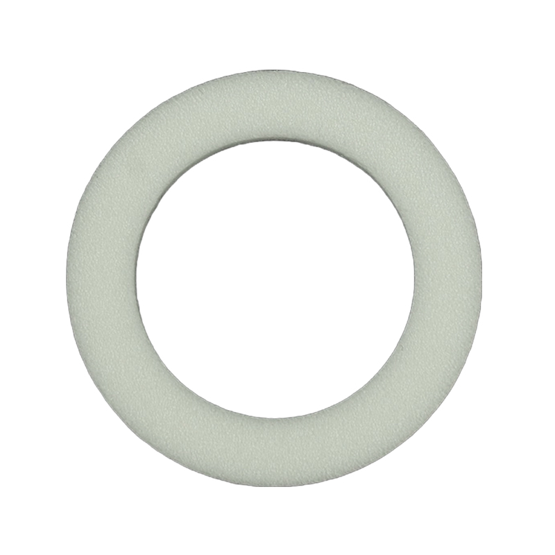 What precautions should be taken to protect drain gaskets from damage when they are used in corrosive environments?